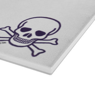 Planche À Découper Crâne n Bones plaque de coupe en verre