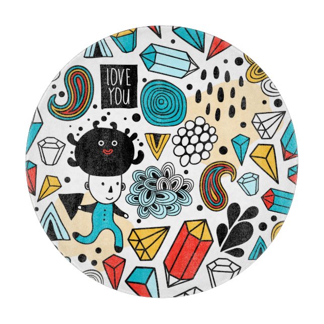 Planche À Découper Crazy head (Devant)