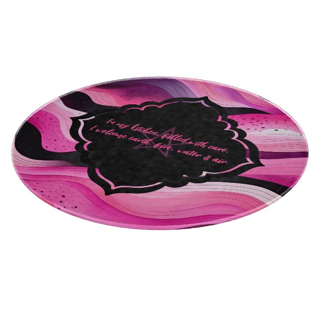 Planche À Découper Créez vos propres vagues ombrées rose violet (Coin)