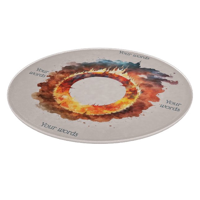 Planche À Découper Créez votre propre anneau de feu (Coin)