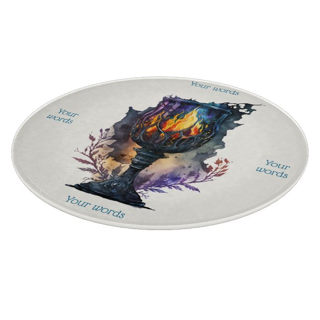 Planche À Découper Créez Votre Propre Calice de Feu (Coin)