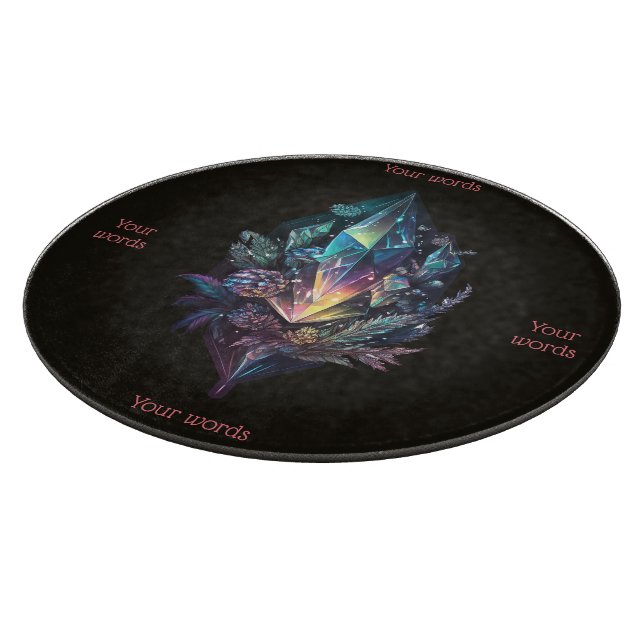 Planche À Découper Créez Votre Propre Carte D'Autel De Cristaux Mysti (Coin)