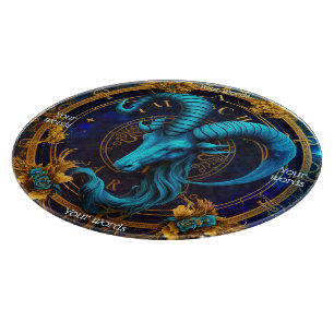 Planche À Découper Créez votre propre carte d'autel magique Capricorn