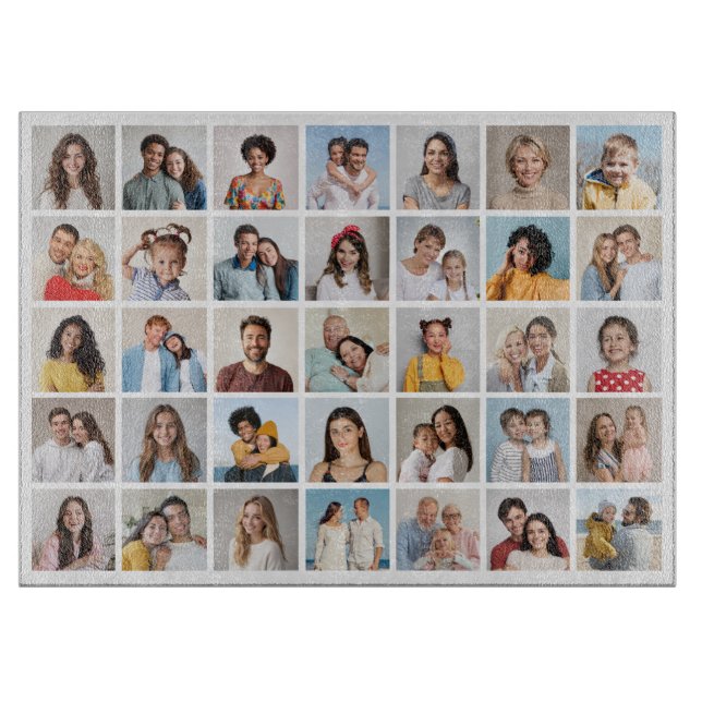 Planche À Découper Créez votre propre collage de 35 photos (Devant)