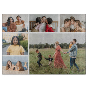 Planche À Découper Créez votre propre collection photo de 6 personnes