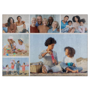 Planche À Découper Créez votre propre collection photo de 6 personnes