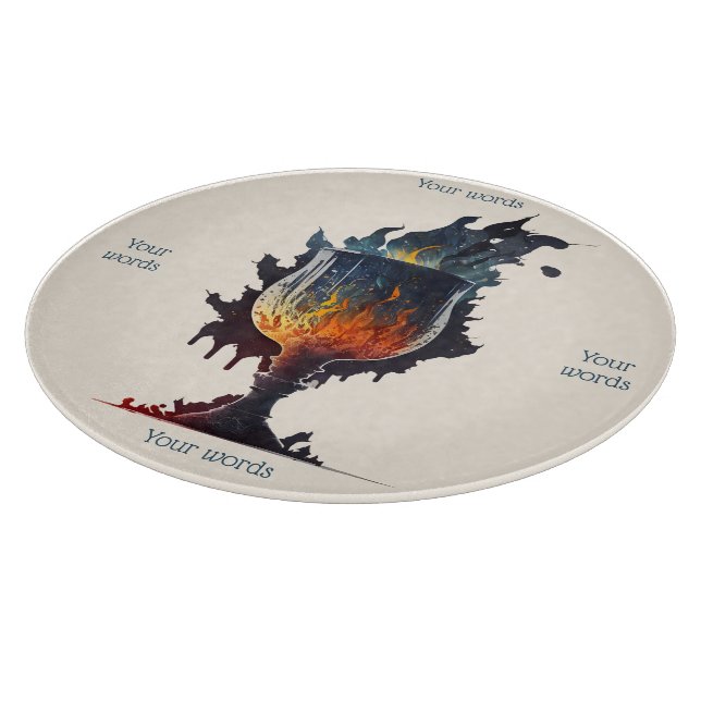 Planche À Découper Créez Votre Propre Coupe de Feu (Coin)
