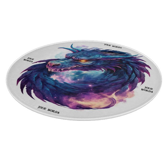 Planche À Découper Créez Votre Propre Dragon Violet Mystique (Coin)