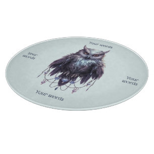 Planche À Découper Créez Votre Propre Hibou Bijou