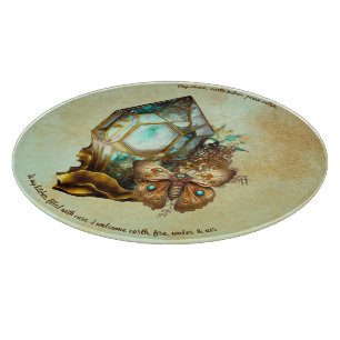Planche À Découper Créez Votre Propre Papillon Steampunk en Cristal