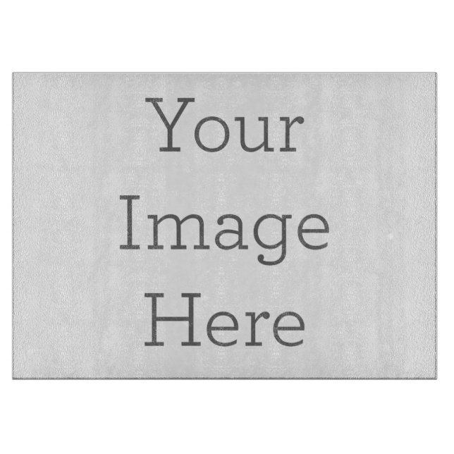 Planche À Découper Créez votre propre plateau de coupe de verre de 15 (Devant)