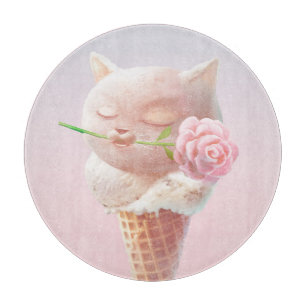 Planche À Découper Crème de glace Kitty - Rosy & Dreamy