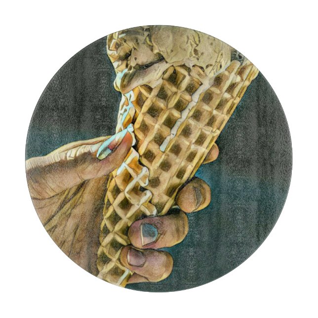 Planche À Découper Crème glacée pour enfants (Devant)