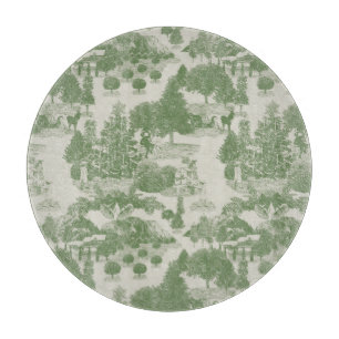 Planche À Découper Crème verte Noël Wonderland hiver