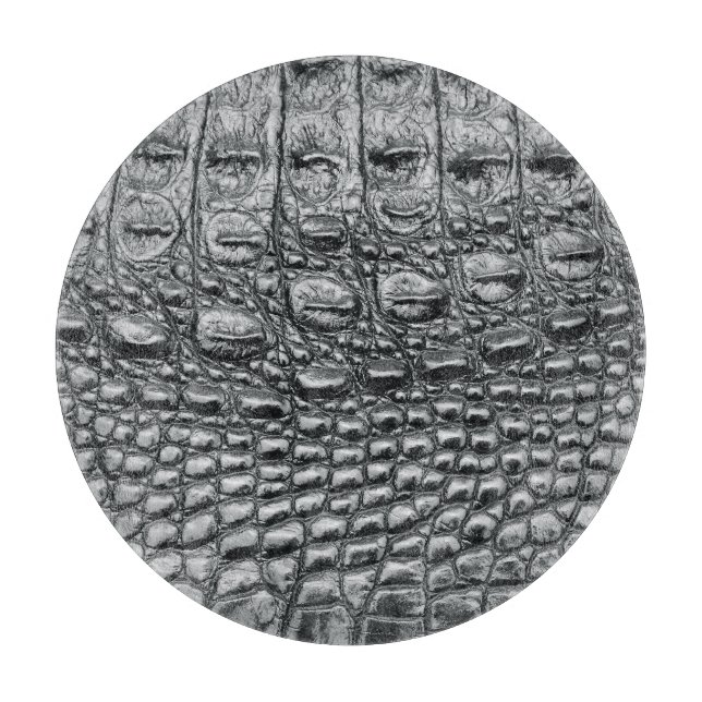 Planche À Découper Crocodile Noir : Météo Noire Mystique (Devant)