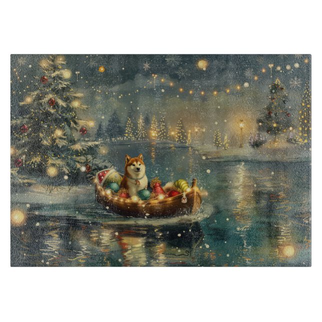 Planche À Découper Croisière festive de Noël à Akita (Devant)