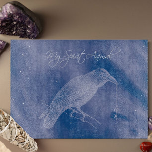 Planche À Découper Crow Spirit Animal Cutboard - Décor d'autel