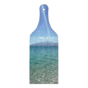 Planche À Découper Crystal Water View Blue Sky Beach Vibe Paisible
