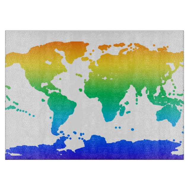 Planche À Découper Cuisine colorée (Devant)