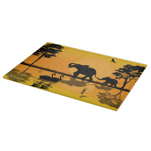 Planche À Découper Cuisine cool africaine pour éléphants
