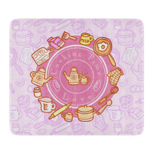 Planche À Découper Cuisine Cuisine Rose
