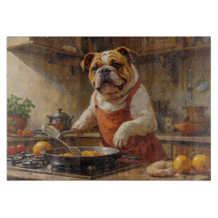 Planche À Découper Cuisine de Bulldog dans la cuisine