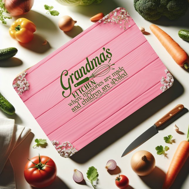 Planche À Découper Cuisine de grand-mère Bonne nourriture servie tous (Créateur téléchargé)