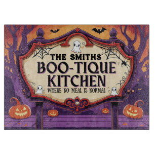 Planche À Découper Cuisine personnalisée de Boo-Tique pour Halloween