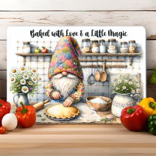 Planche À Découper Cuit Avec Amour Rustique Gnome De Cuisson