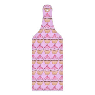 PLANCHE À DÉCOUPER CUPCAKES CUTTING BOARD EN VERRE PAR SÉRÉNITÉ - CAD