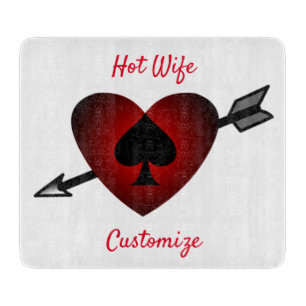 Planche À Découper Cupidon Coeur Noir Spade Thunder_Cove