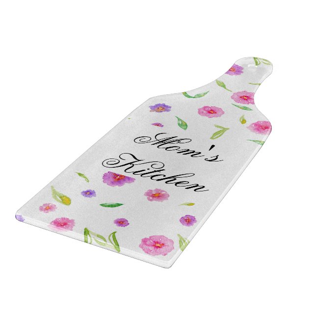 Planche À Découper Custom Floral Board - Cadeau d'anniversaire pour N (Coin)