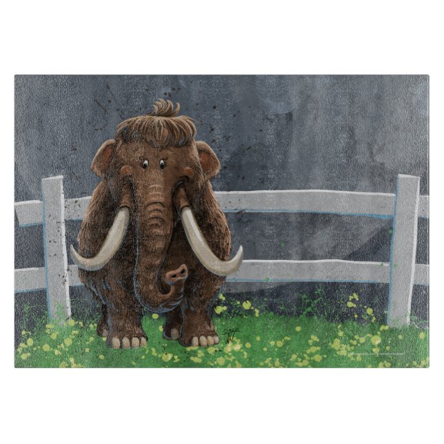 Planche À Découper Cute Mastodon (Devant)