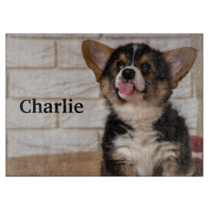 Planche À Découper Cute Tri couleur Pembroke Welsh Corgi Chien Chien 