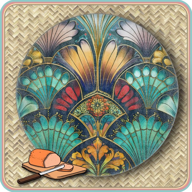 Planche À Découper CUTTING BOARD - Art Deco #1 (Créateur téléchargé)