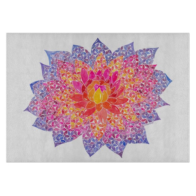 Planche À Découper Dahlia Carré (Devant)