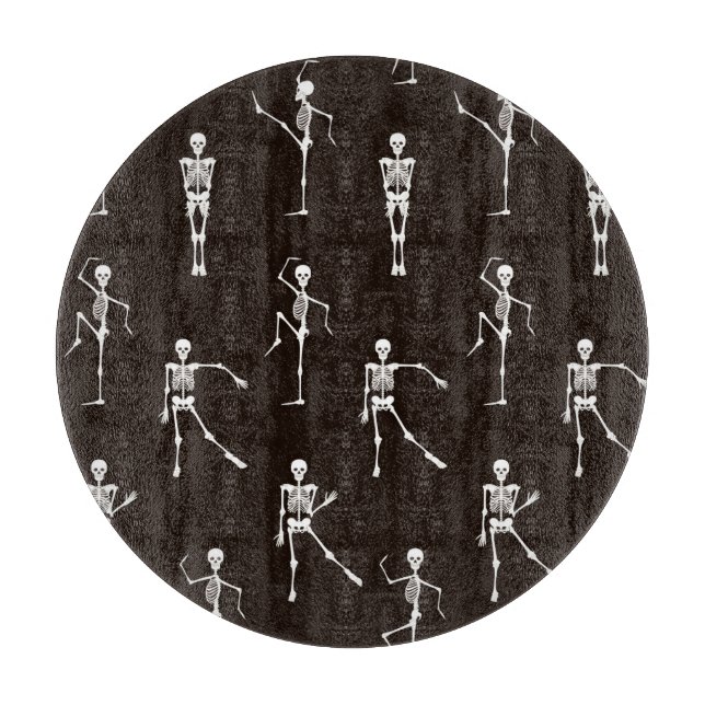 Planche À Découper Dancing Skeletons : Arrière - plan Quirky sans Sea (Devant)
