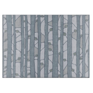Planche À Découper Dans la chambre à couture en bois gris verre