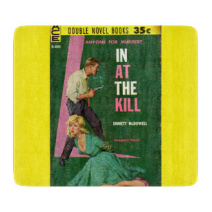 Planche À Découper Dans la couverture du roman à la pulpe de Kill