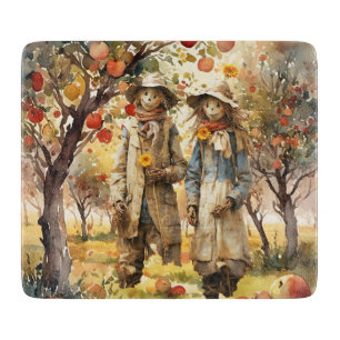 Planche À Découper Dans L'Orchard D'Apple
