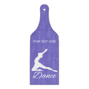 Planche À Découper DANSE - tableau de découpe couleur et texte person