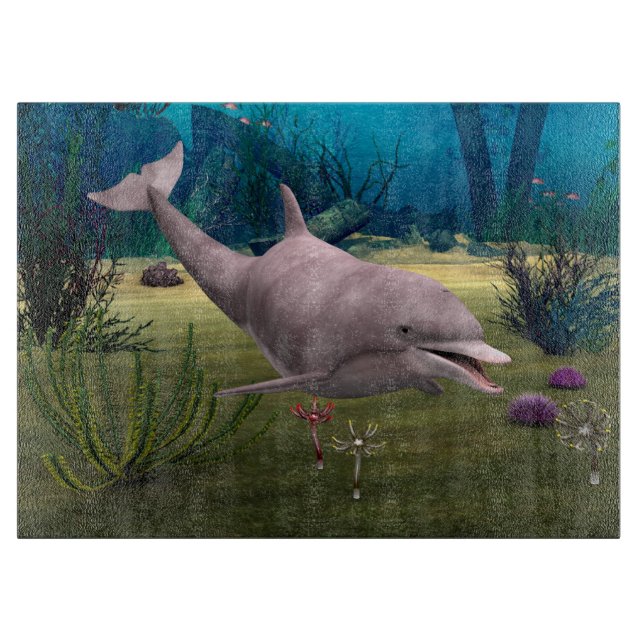 Planche À Découper Dauphin souriant (Devant)