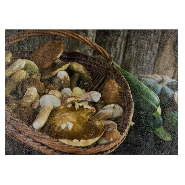 Planche À Découper D'automne de nourriture toujours la vie (Devant)