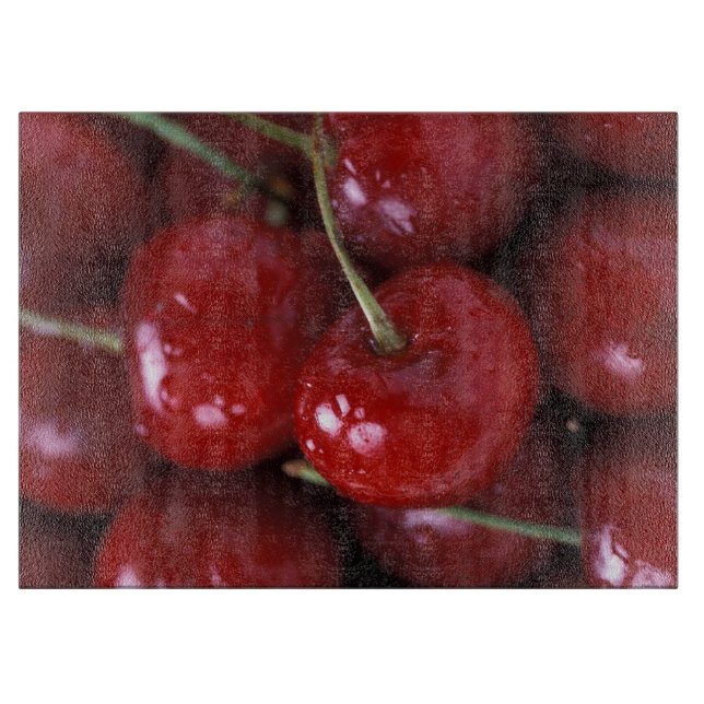 Planche à découper de cerises (Devant)