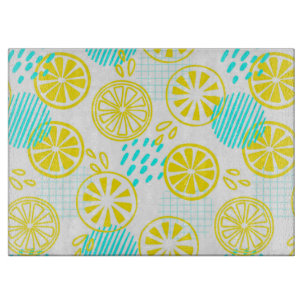 Planche à découper de citrons