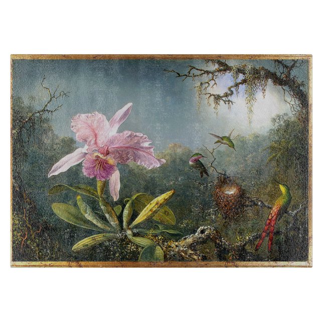 Planche à découper de colibris (Devant)