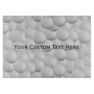 Planche à découper de coutume de boules de golf