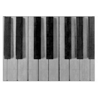 Planche à découper de coutume de clavier de piano