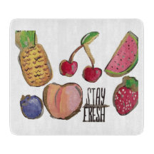 Planche à découper de fruit