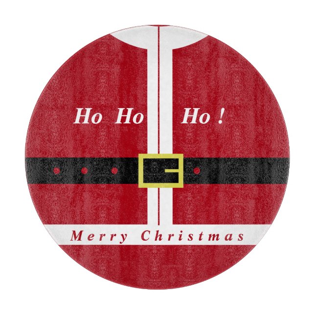 Planche à découper de Noël du Père Noël (Devant)